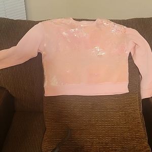 Pink sequin shirt